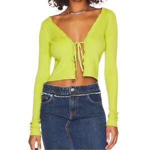 Lovers and Friends Halina Tie Front Cardigan